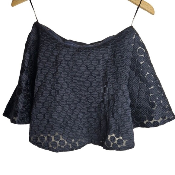 New Nicholas Embroidered Spot Flare Top SIze 6 - Picture 1 of 9